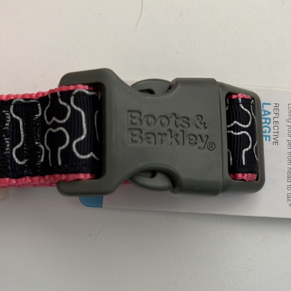 Boots & Barkley Reflective Dog Collar-Large - Picture 6 of 6